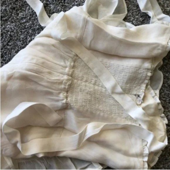 Reformation Christine Mini Dress - Ivory - Picture 11 of 12